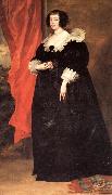 Anthony Van Dyck Portrait of Marguerite of Lorraine,Duchess of Orleans painting